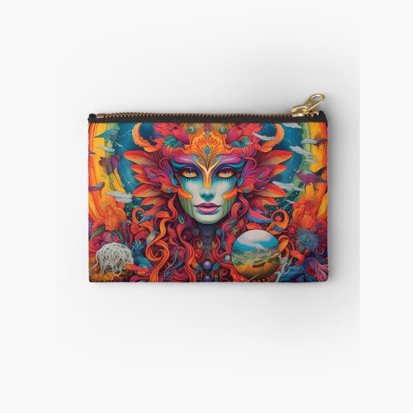 Item preview, Cosmic Dreamscape Psychedelic Tapestry - Vibrant Boho Wall Art designed and sold by TileTango.
