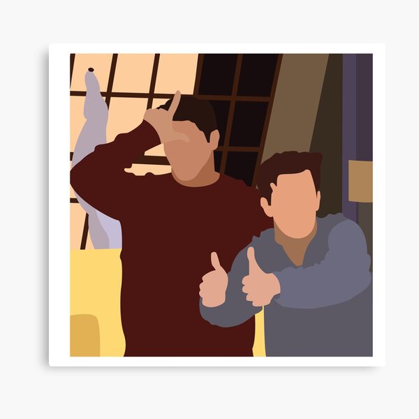 Chandler y Joey Lienzo