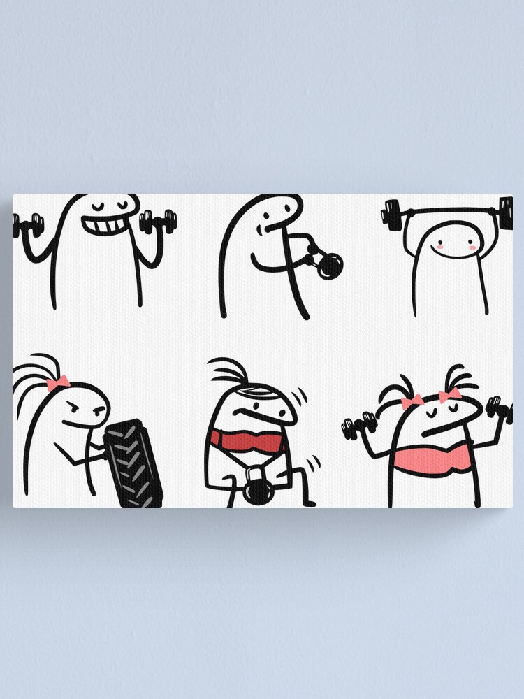 Set of Flork meme stickers | Poster