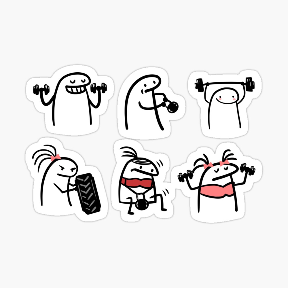 Annoyed Flork with Mug Sticker for Sale by Greyghostsco