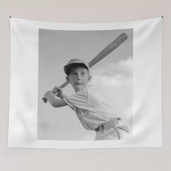 Item preview, Retro Boy at Bat, Baseball, 1960s designed and sold by ScienceSource.
