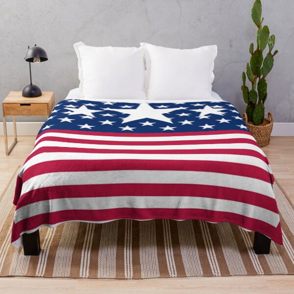 Item preview, RED, WHITE, BLUE AMERICANA FLAG STARS RED ART designed and sold by sharlesart.