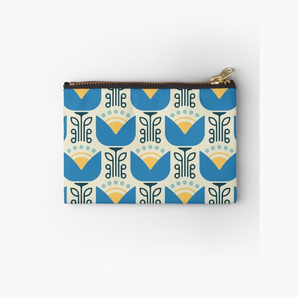 Item preview, KF 0058 C - Retro Vintage Flower Minimalist 70s Modern Geometric Floral Pattern designed and sold by KhakiFinch.