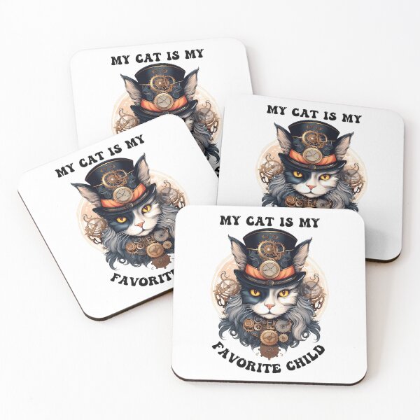 Item preview, My Cat Is My Favourite Child - Funny Cat Graphic designed and sold by MTJ-Mushrooms.