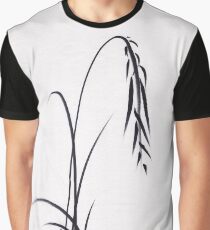 "Still Moments" Sumi-e ink brush painting by Rebecca Rees Graphic T-Shirt