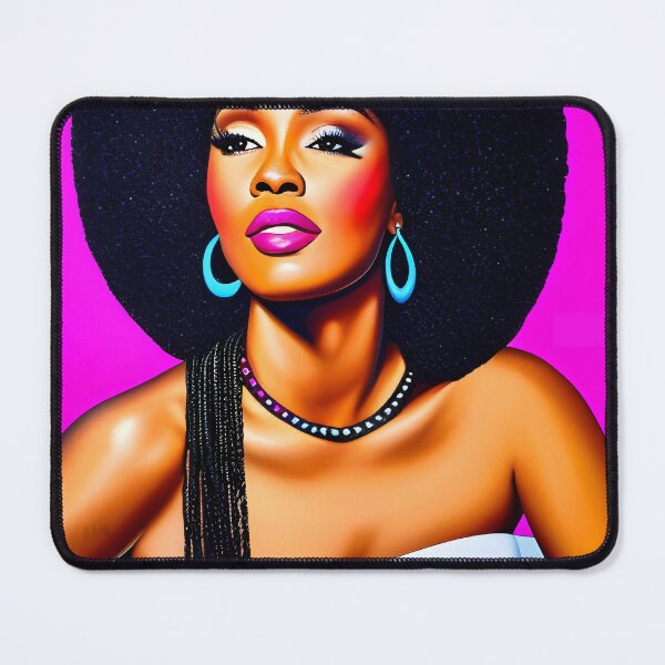 Item preview, Black woman with pink color designed and sold by melaninblack.