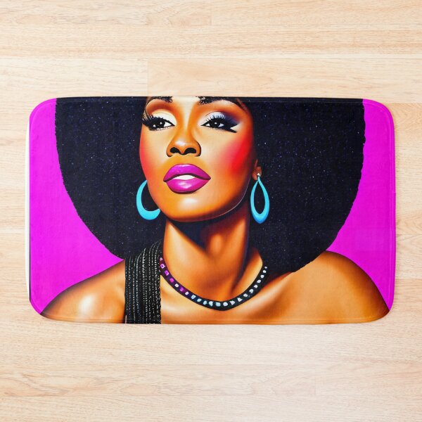 Item preview, Black woman with pink color designed and sold by melaninblack.