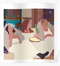 Monica, Rachel, & Phoebe Poster