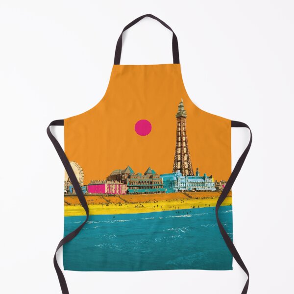Item preview, vintage promenade North Pier, Blackpool, England skyline designed and sold by Mauswohn.
