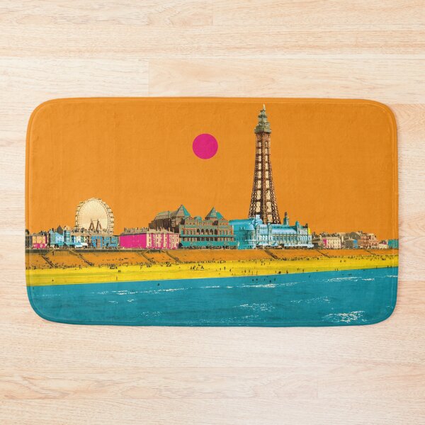 Item preview, vintage promenade North Pier, Blackpool, England skyline designed and sold by Mauswohn.