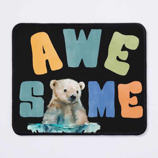 Item preview, AWESOME - Polar Bear Cub designed and sold by MTJ-Mushrooms.