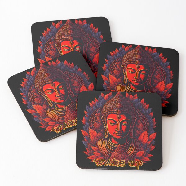 Item preview, Wake Up Buddha designed and sold by ZenStickConcept.