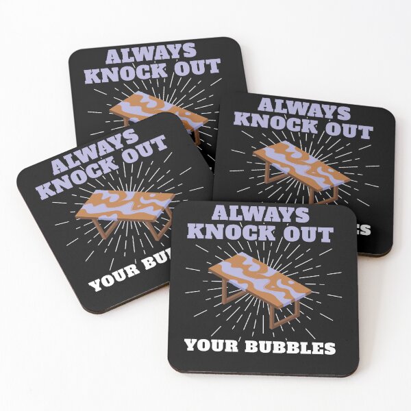 Item preview, Knock Out Your Bubbles Epoxy Resin designed and sold by MooonTees.