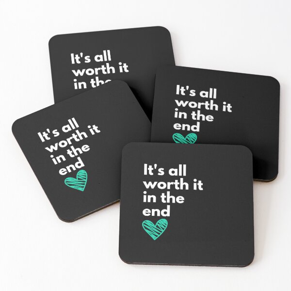 Item preview, Its all worth it, Statement, Motivational, Inspirational, Statement, Life Quote, Encouragement, Determination, Perseverance designed and sold by PrintsPatterns-.