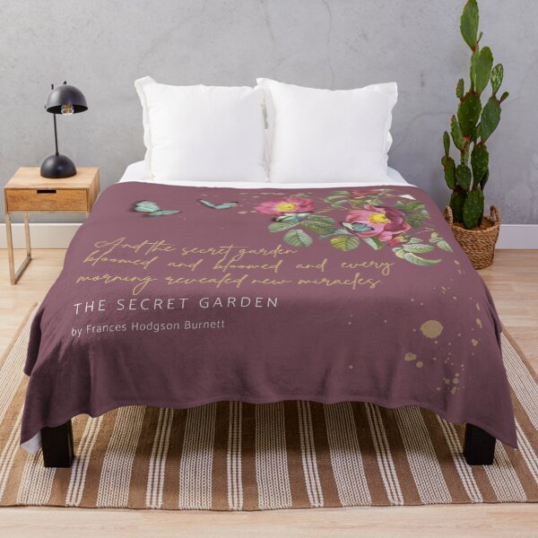 Item preview, The Miracles of Gardening - Quote from The Secret Garden by Frances Hodgson Burnett designed and sold by Vintage-TM.