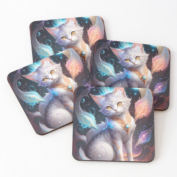 Item preview, cute magic kitty designed and sold by ArtByte-Studio.