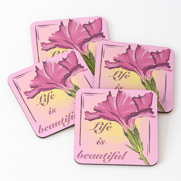 Item preview, Life is beautiful flower designed and sold by Fransyn.