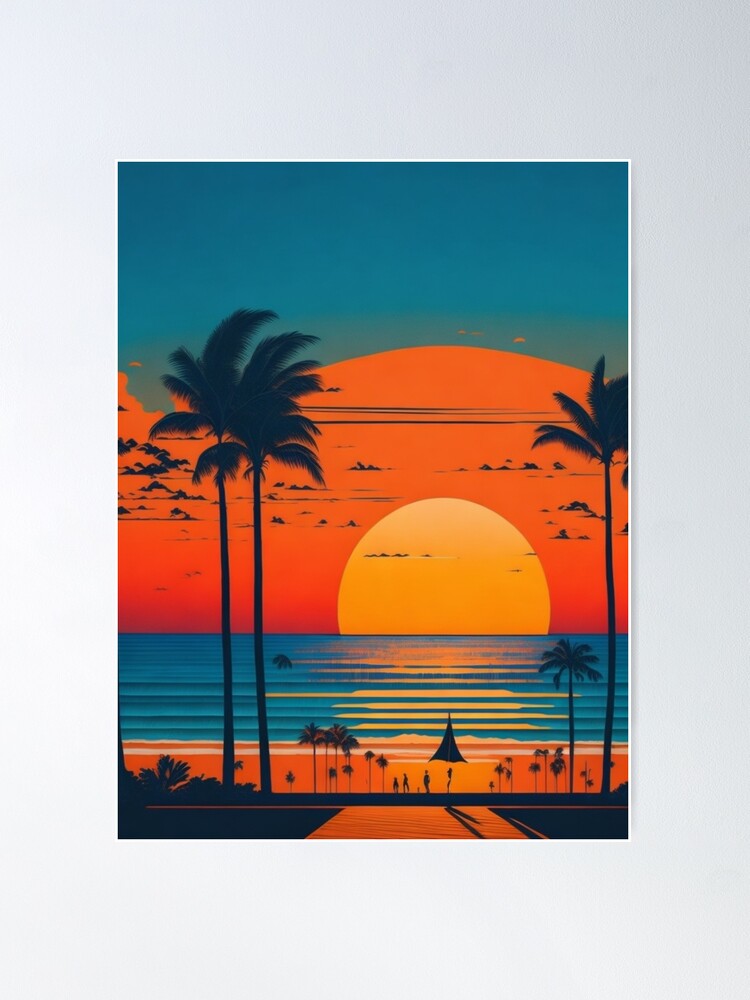 Poster da parete grandi Beach - Sunset, Regali & Merchandise