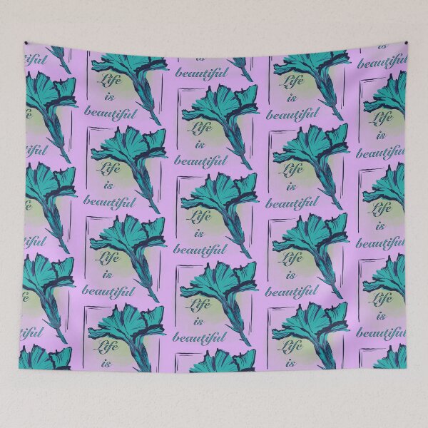 Item preview, Life is beautiful flower designed and sold by Fransyn.