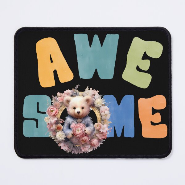 Item preview, AWESOME - Teddy Bear With Flowers designed and sold by MTJ-Mushrooms.
