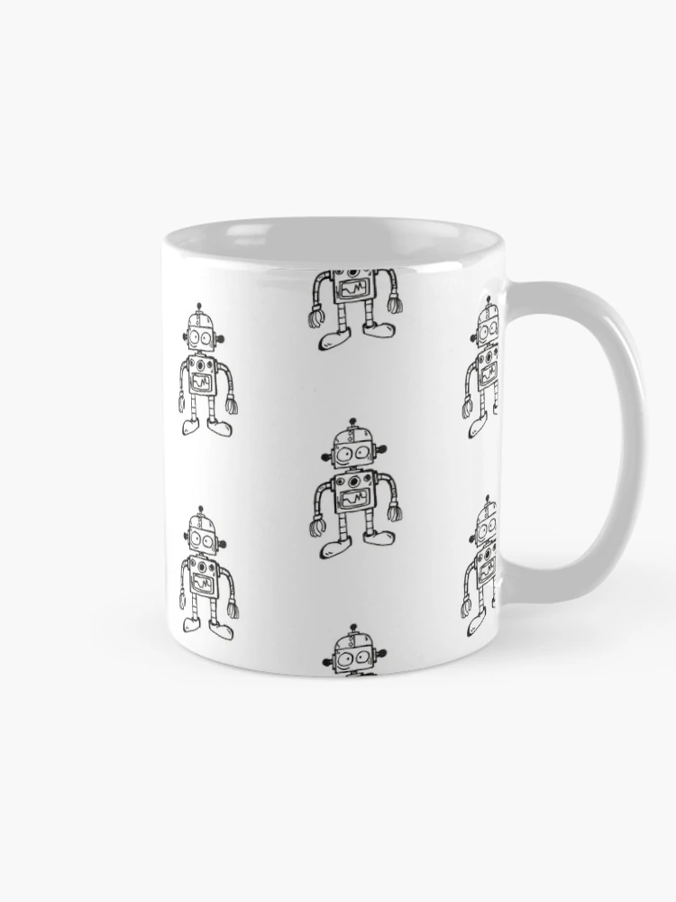 Thumbnail 3 of 6, Coffee Mug, Roboto designed and sold by RascalDesigns.