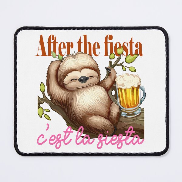 Item preview, Sleeping Sloth Party Illustration designed and sold by The Funscape Store.