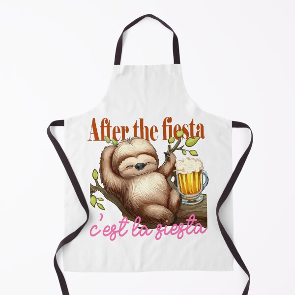 Item preview, Sleeping Sloth Party Illustration designed and sold by The Funscape Store.