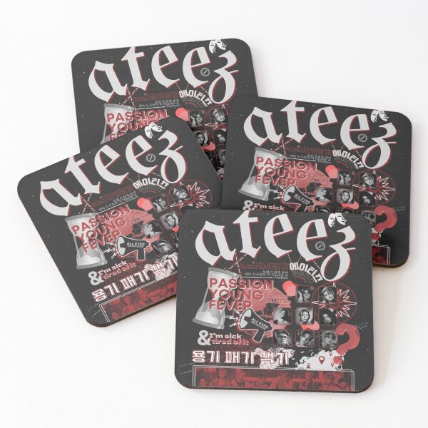 Item preview, ATEEZ Collage Poster Kpop designed and sold by randalieren.