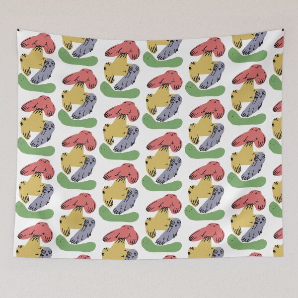 Item preview, Happy Birds and Indifferent Slug Design designed and sold by Tropicalish.