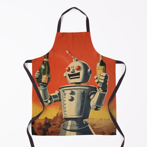 Item preview, drunk robot designed and sold by Robots-Retros.