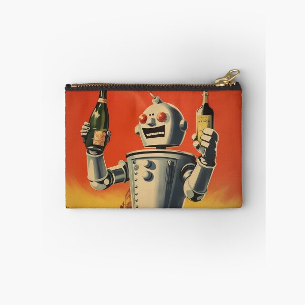 Item preview, drunk robot designed and sold by Robots-Retros.