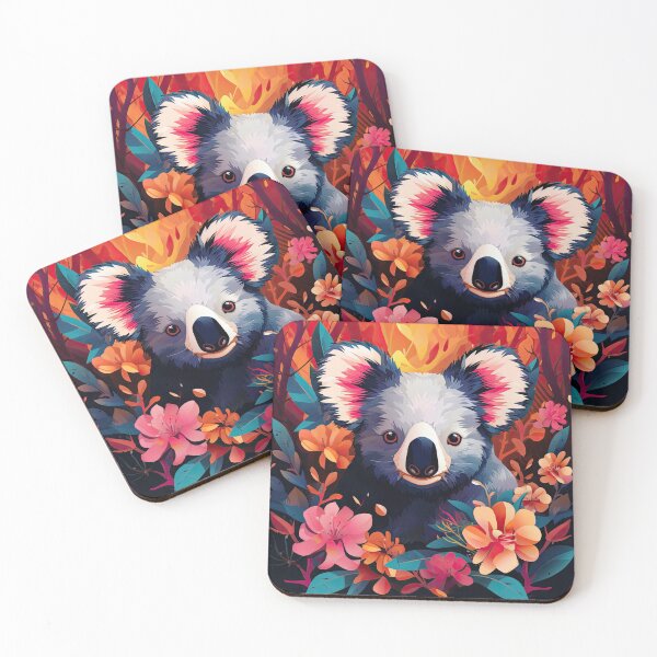 Item preview, Cute Koala Colorful Botanical designed and sold by BaysparksMedia.