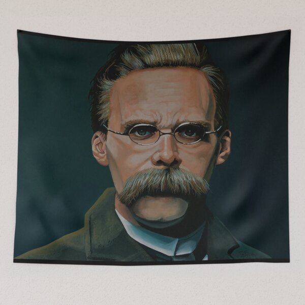 Item preview, Friedrich Nietzsche Painting designed and sold by PaulMeijering.