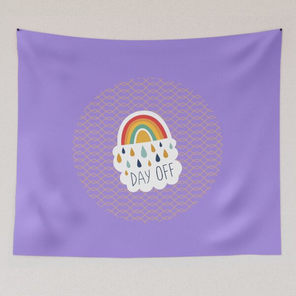 Item preview, Day Off Bliss: Embrace Relaxation and Fun with These Vibrant Stickers designed and sold by Sirakan.