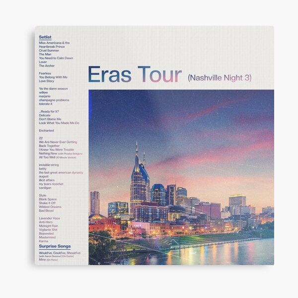 Eras Songs Pittsburgh Night 1 (Special Request) Jigsaw Puzzle for Sale by  SheWolfDaughter