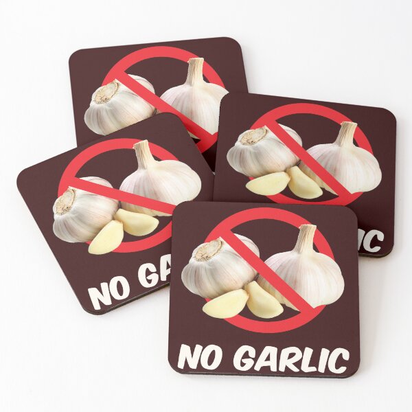 Item preview, ENGLISH: “NO GARLIC” designed and sold by WhiteShirtGuy.
