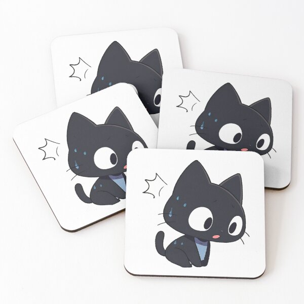 Item preview, sweaty black cat designed and sold by HappyCuteCat.