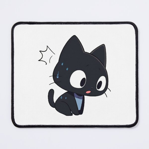 Item preview, sweaty black cat designed and sold by HappyCuteCat.
