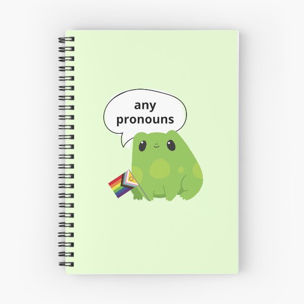 Item preview, Frog Any Pronouns designed and sold by Furia LGBTQ+ Accessories.