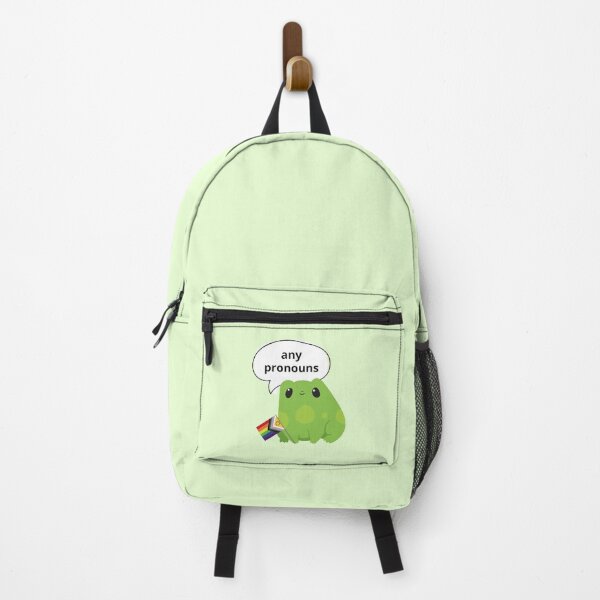 Item preview, Frog Any Pronouns designed and sold by Furia LGBTQ+ Accessories.