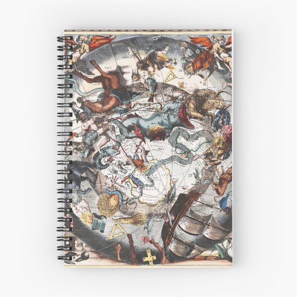 Item preview,  Vintage constellation stellar map canvas, vintage, map, canvas, old style map copy designed and sold by Juan Carlos Trujillo.