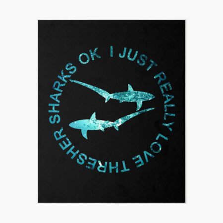 Silly Stickers Thresher Shark - Rambunctious Edition | Art Board Print