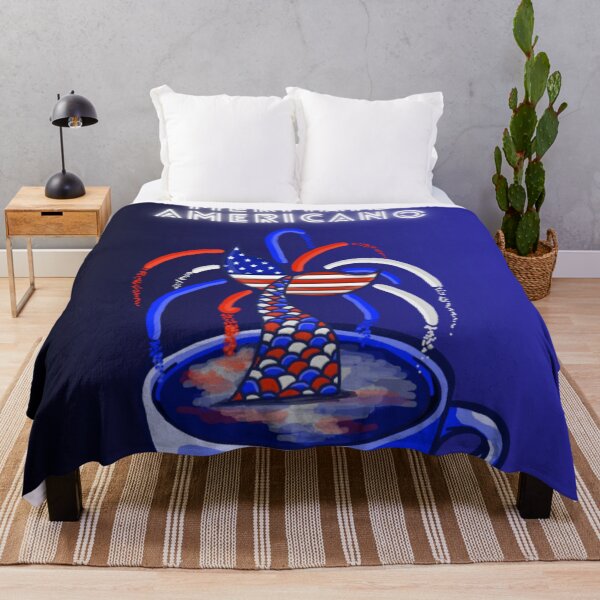 Item preview, Mermaid Americano (Black and Blue) designed and sold by octopuscafe.