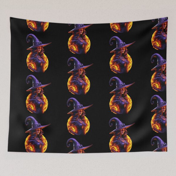 Item preview, Halloween Witch Cartoon | Halloween Pumpkin Witch designed and sold by CoolHippoQuotes.