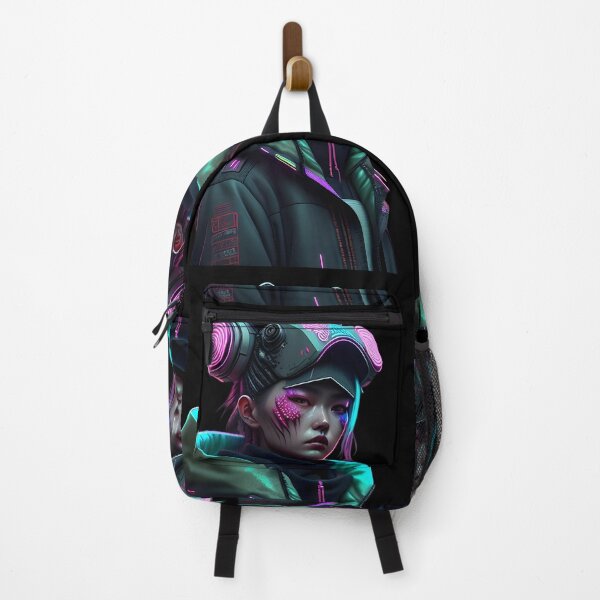 Item preview, Neon Cyberpunk Operator Woman designed and sold by Art Intelligence.