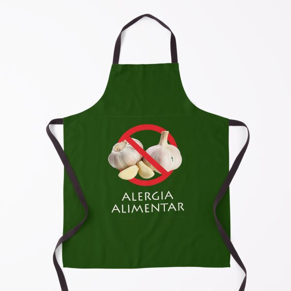 Item preview, PORTUGUESE: “ALERGIA ALIMENTAR” No GARLIC designed and sold by WhiteShirtGuy.