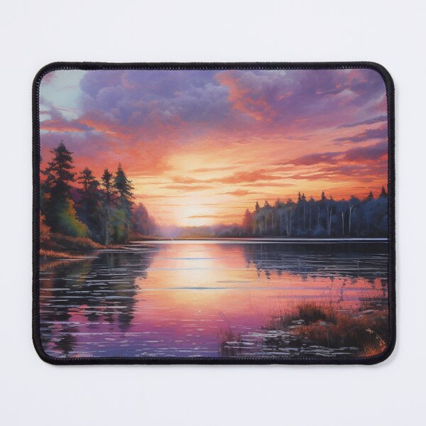 Item preview, Sunrise over majestic lake  designed and sold by MKCreationss.