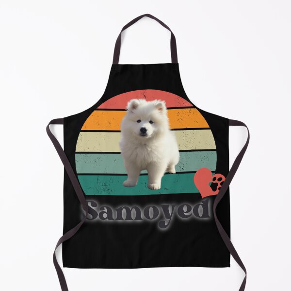 Item preview, Samoyed retro sunset, perfect for anyone that loves samoyed dogs designed and sold by Vindbult.