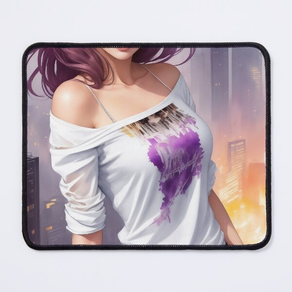Item preview, stylish beautiful lady in t shirt standing in balcony designed and sold by digitallyyour.