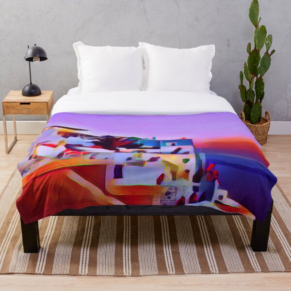 Aperçu de l'œuvre Coucher de soleil de Santorin créée et vendue par MYSLc.